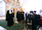 Святіший Патріарх Кирил відвідав храм-дзвіницю «Великий Златоуст» у Єкатеринбурзі