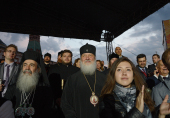 Блаженніший Патріарх Єрусалимський Феофіл і Святіший Патріарх Кирил відвідали концерт на Червоній площі, присвячений Дню слов'янської писемності й культури