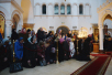 Slujirea Patriarhului la mănăstirea stavropighială „A Zămislirii” în ajun de Marțea Mare