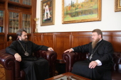 Președintele DREB l-a primit în audiență pe noul reprezentant al Bisericii Ortodoxe a pământurtilor Cehiei și a Slovaciei