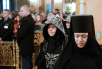 Slujirea Patriarhului în ajunul Miercurii Mari la mănăstirea stavropighială „Acoperământul Maici Domnului”