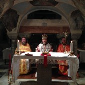 Șeful Direcției Patriarhiei Moscovei pentru instituțiile din străinătate a oficiat Liturghia în basilica apostolului Marcu la Veneția