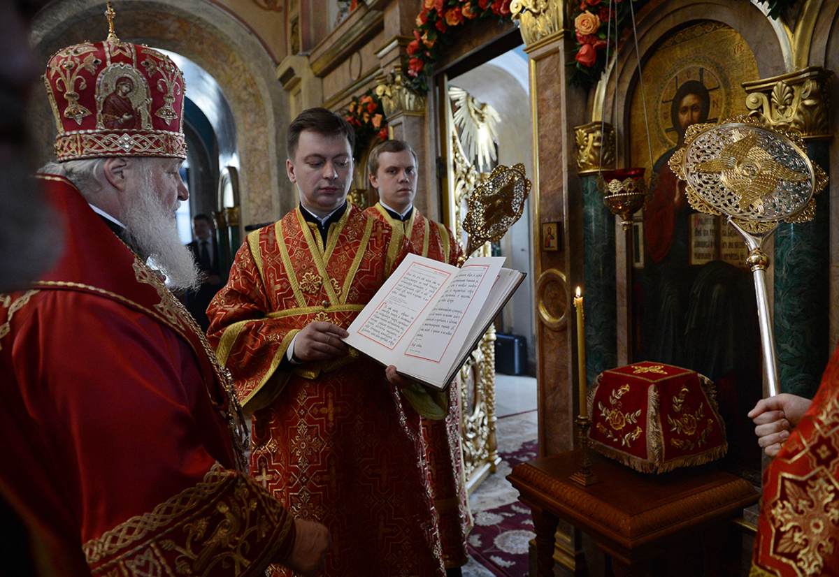 Велике освячення московського храму на честь ікони Божої Матері «Знамення» в Ховрині