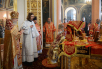 Slujirea Patriarhului la aniversarea a 15-a de la canonizarea fericitei Matrona de Moscova la mănăstirea „Acoperământul Maicii Domnului”, or. Moscova
