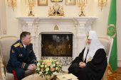 Preafericitul Patriarh Chiril s-a întâlnit cu comandantul-şef al Forţelor armate terestre ale Rusiei general-colonelul V.V. Cirkin