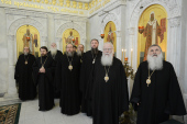 Члены Синода Русской Православной Церкви молились на литии по почившим Предстоятелям Антиохийской и Болгарской Православных Церквей