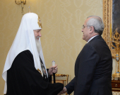 Întâlnirea Preafericitului Patriarh Chiril cu Preşedintele Republicii Liban Michel Sleiman