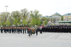 Возложение венка к могиле Неизвестного солдата у Кремлевской стены в канун празднования Дня Победы