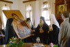 Визит Святейшего Патриарха Кирилла в Грецию. Встреча с членами Эпистасии Святой Горы Афон