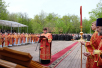 Slujirea Patriarhului pe poligonul din Butovo