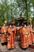 Slujirea Patriarhului pe poligonul din Butovo