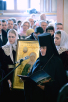 Патриаршее служение в день 15-летия обретения мощей блаженной Матроны Московской в Покровском ставропигиальном монастыре