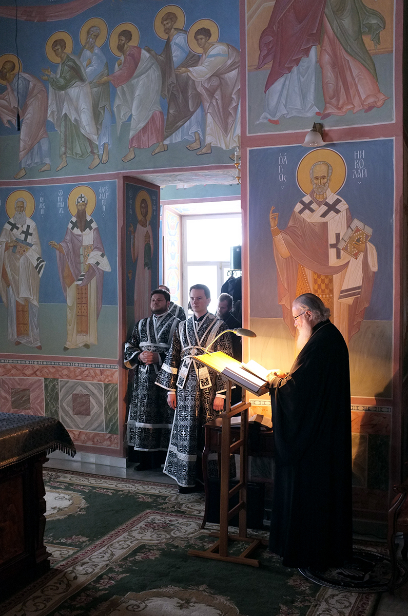 Патриаршее служение во вторник первой седмицы Великого поста в Покровском Хотьковом монастыре
