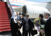 Vizita Patriarhului în China. Sosirea la aeroportul din Beiging