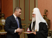 Întâistătătorul Bisericii Ruse s-a întâlnit cu Împuternicitul pentru drepturile copilului pe lângă Președintele Federației Ruse