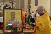 В день памяти святителя Николая Чудотворца православное духовенство совершило богослужение у мощей святителя на венецианском острове Лидо