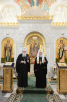 Te Deum-ul oficiat de Sanctitatea Sa Patriarhul Bulgariei Neofit la reședința Patriarhului Moscovei și al întregii Rusii de la mănăstirea „Sfântul Daniil”