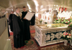 Прибытие Святейшего Патриарха Кирилла в Иоанновский ставропигиальный монастырь на Карповке в Петербурге