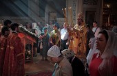 Председатель Финансово-хозяйственного управления Московского Патриархата возглавил престольный праздник в старейшем Никольском храме столицы
