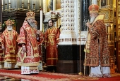 Вітальний адрес членів Священного Синоду Руської Православної Церкви Святішому Патріархові Кирилу з днем ​​тезоіменитства