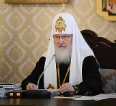Preafericitul Patriarh Chiril: În Biserica Rusă astăzi funcţionează un mechanism fără precedent al discutării documentelor soborniceşti