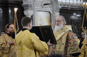Предстоятель Русской Церкви совершил в Храме Христа Спасителя молебное пение на новолетие
