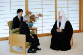 Святіший Патріарх Кирил зустрівся з імператором Японії Акіхіто