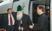 Святейший Патриарх Болгарский Неофит прибыл в Санкт-Петербург