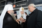 Preafericitul Patriarh Chiril a sosit la Sanct-Petersburg
