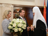 Зустріч Святішого Патріарха Кирила з головою Уряду РФ Д.А. Медведєвим