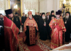 Посещение Блаженнейшим Патриархом Феофилом и Святейшим Патриархом Кириллом исторического здания Синода в Санкт-Петербурге