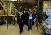 Святейший Патриарх Кирилл ознакомился с ходом ремонтно-реставрационных работ в Троице-Сергиевой лавре