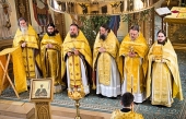 De ziua pomenirii sfântului ierarh Luca (Voino-Iasenetski) Liturghia festivă a fost oficiată la biserica pe lângă Institutul de cercetări științifice în domeniul neirochirurgiei „N.N. Burdenko”