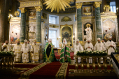 Слово Святейшего Патриарха Кирилла в праздник Вознесения Господня в Казанском соборе Санкт-Петербурга