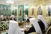 Preafericitul Patriarh Chiril a condus ultima şedinţă a Sfântului Sinod al Bisericii Ortodoxe Ruse din anul 2012
