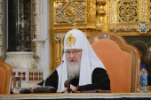 Preafericitul Patriarh Chiril a dat citirii datele statistice cu privire la viaţa bisericească în or. Moscova