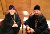 Представитель Патриарха Московского при Патриархе Антиохии встретился с митрополитом Захлейским Спиридоном