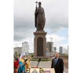 La Minsk a fost dezvelit monumentul cuviosului Serghie de Radonej