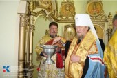 Митрополит Симферопольский и Крымский Лазарь освятил храм-часовню в честь святителя Луки на территории Симферопольского военного госпиталя
