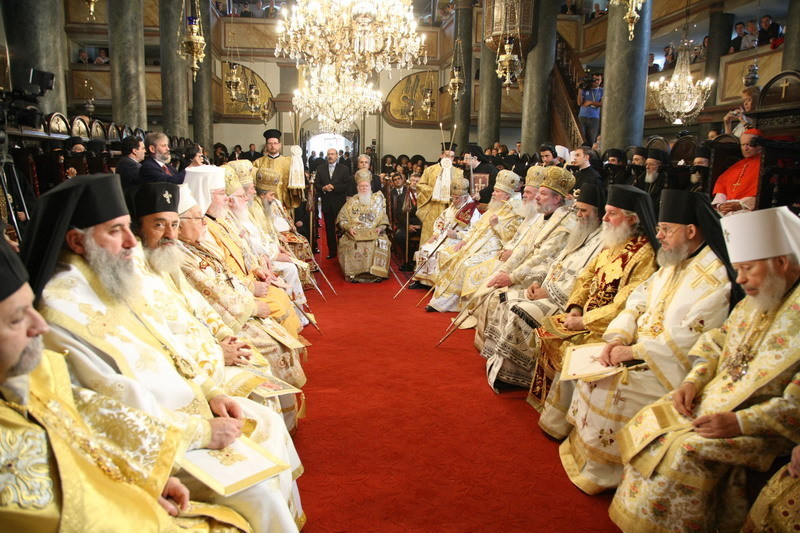 Совместное богослужение Предстоятелей Поместных Православных Церквей на Фанаре 13 октября 2008 г.