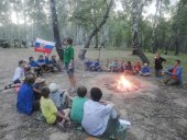 На Валдае проходит лагерь Братства православных следопытов