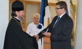 Епископ Нарвский и Причудский Лазарь удостоен высшей награды эстонского уезда Ида-Вирумаа
