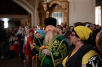 Vizita Patriarhului la Valaam. Privegherea la biserica de jos a catedralei „Schimbarea la Față a Mântuitorului”