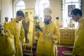 В возрожденном храме Двенадцати апостолов Санкт-Петербургской духовной академии прошел первый престольный праздник