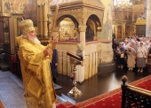 De ziua pomenirii sfântului ierarh Filip, mitropolit al Moscovei, mitropolitul de Istra Arsenii a oficiat Liturghia la catedrala „Adormirea Maicii Domnului” în Kremlin, or. Moscova