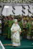 Урочистості на честь 700-річчя преподобного Сергія Радонезького. Літургія в Троїце-Сергієвій лаврі в день пам'яті Преподобного