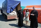 В Шахтинской епархии собрано для беженцев из Украины более 30 тонн продуктов питания