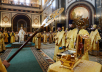 Патриаршее служение в день памяти святого равноапостольного великого князя Владимира в Храме Христа Спасителя в Москве
