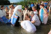 Более тысячи человек приняли крещение на реке Свияга в Ульяновске