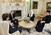 Встреча Святейшего Патриарха Кирилла с послом Польши в России Войцехом Зайончковски